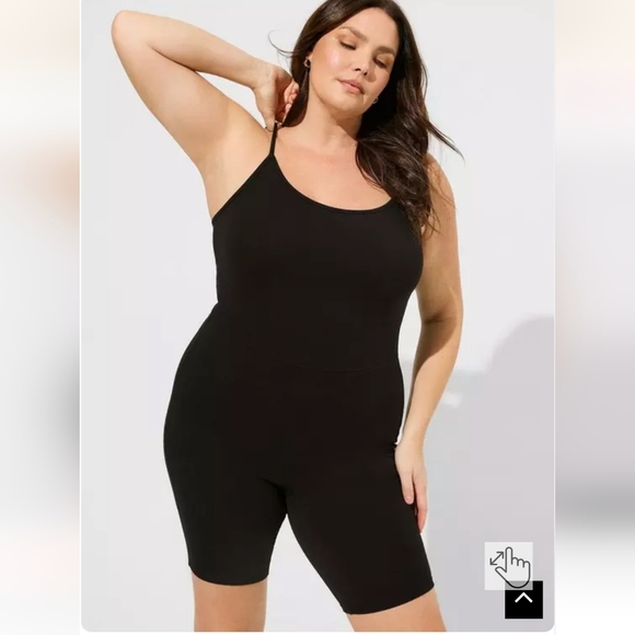 NWT Torrid Cropped Laced Back One Piece bodysuit size 4x - Picture 5 of 14